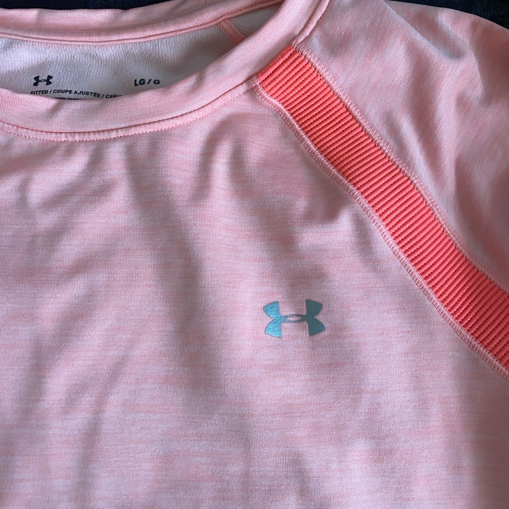Pink Thermal Underarmour Long Sleeve